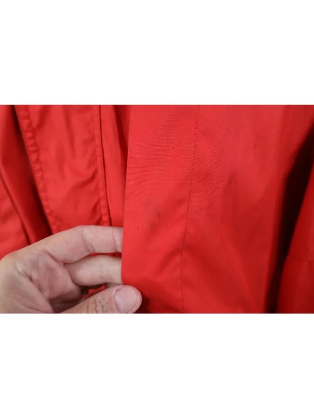 Vtg 90s Y2K Nike ACG Mens Large Travis Scott Mini Swoosh Hooded Parka Jacket Red